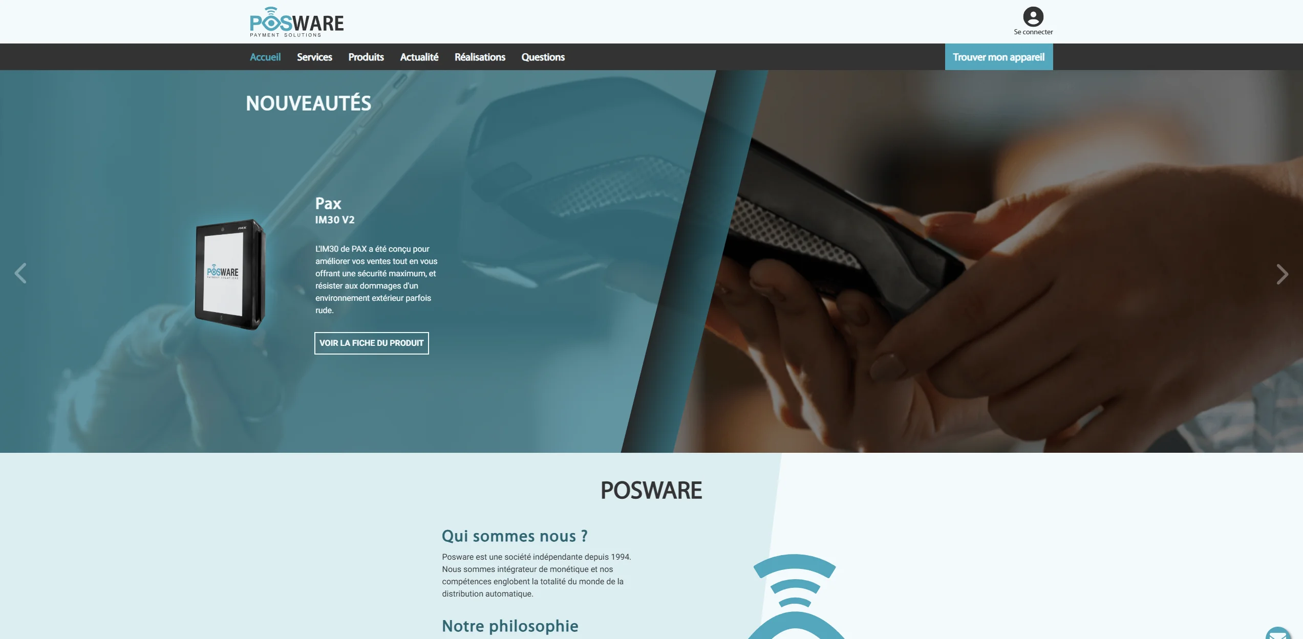 Aperçu du projet Posware